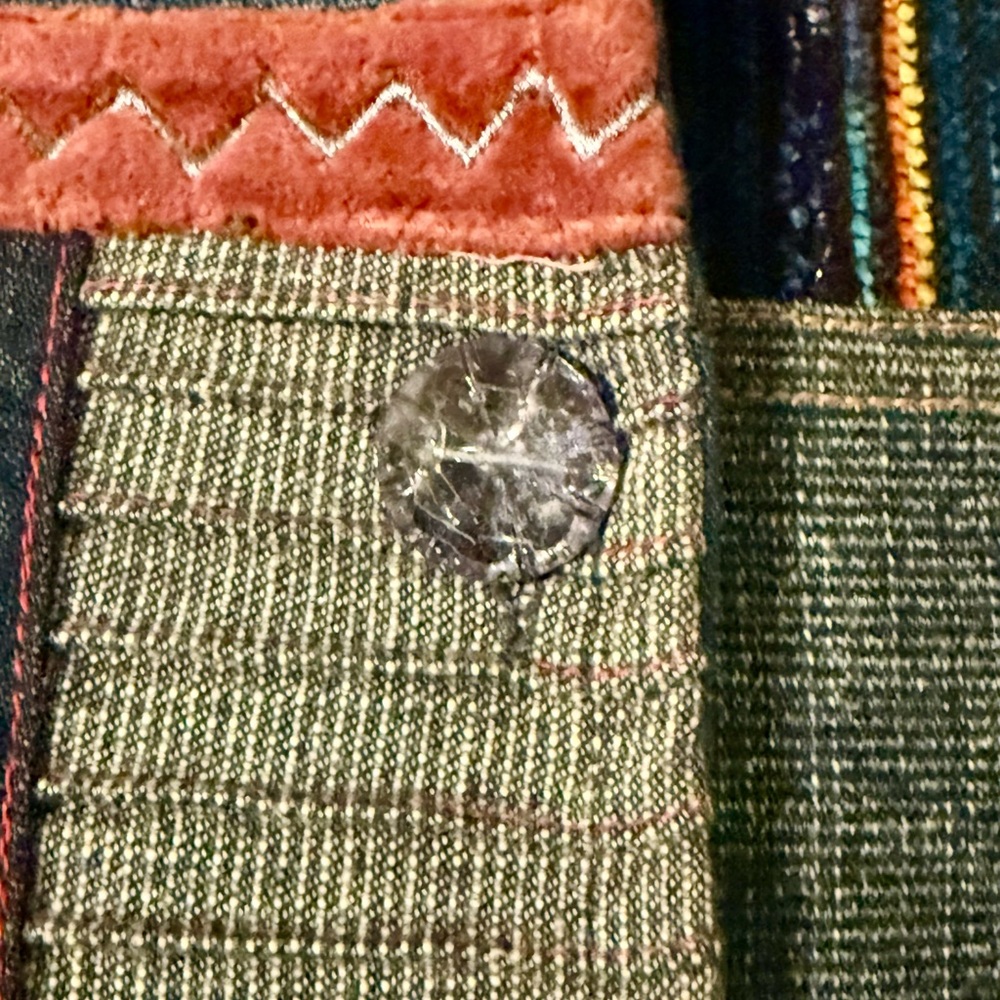 Parsley & Sage Button-Up Boho Jean Jacket - image 6